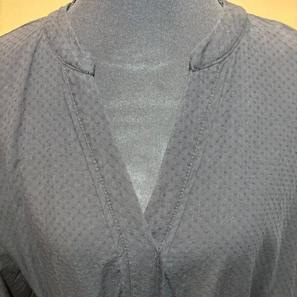 💖Draper James RSVP Black White Embroidery Lattern Sleeves Drop Waist Dress XXL - Picture 7 of 10